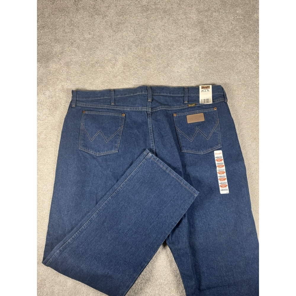 Wrangler Jeans Men 46x32 Cowboy Cut Original Fit Denim Rodeo Western Pants 13MWZ